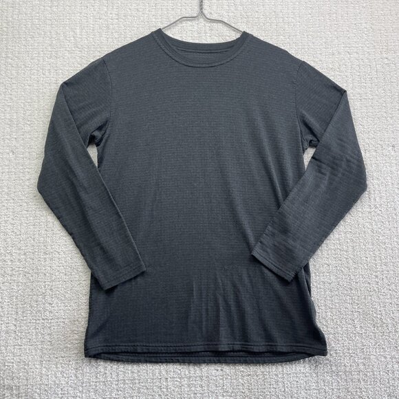MEC Waffle Grid Base Layer Fleece Sweater Mens L Pullover Wicking Thermal Hiking - Picture 1 of 14